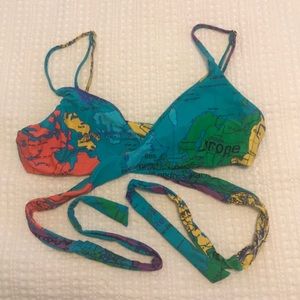 Show Me Your Mumu Whole Mu World Bikini Top